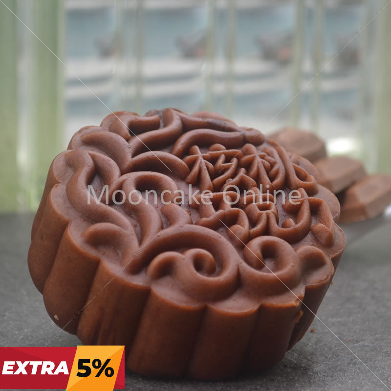 核桃巧克力 Chocolate Lotus Paste Mooncake with Walnuts [24 pieces] [EXTRA 5]